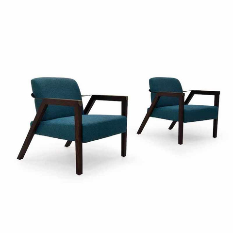 Alter Geld-Akzentstuhl 